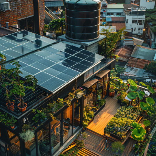 Green energy buildings